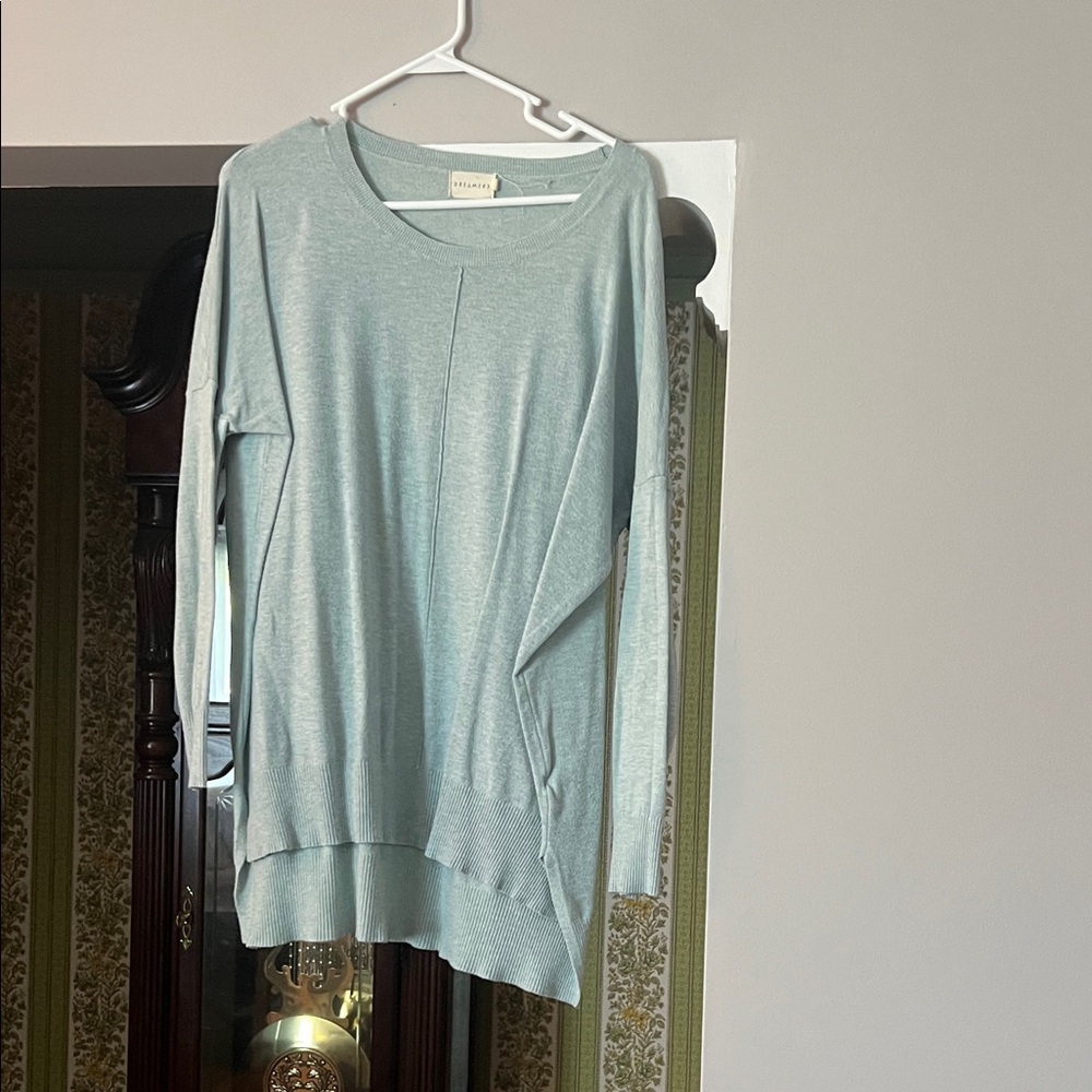 Light Blue Long Sleeve Top